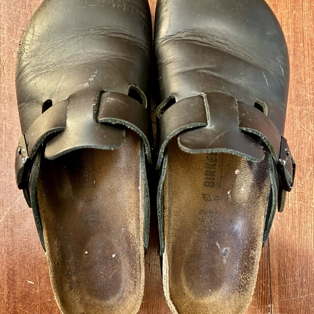 Birkenstock Boston Leather Clogs